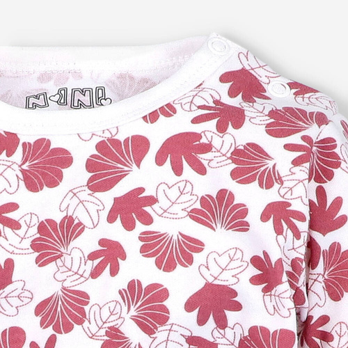 Body dla dziewczynki z bawełny organicznej Wesoła Panda Nini 