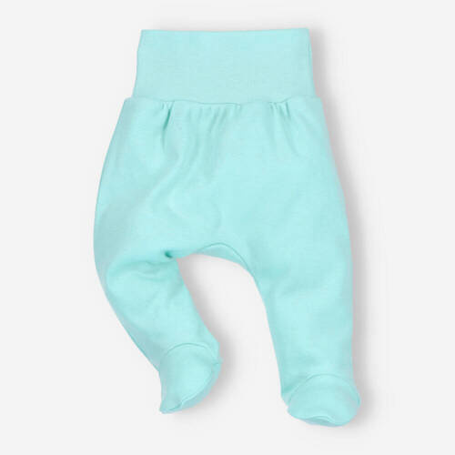 Półśpiochy z bawełny organicznej Morskie Zwierzątka Nini błękitny