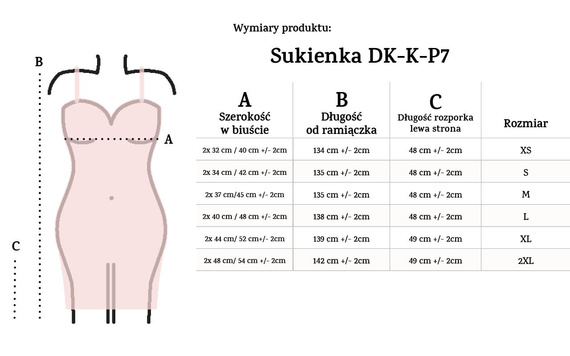 Sukienka bawełniana DK-K-P7 DKaren - fioletowy