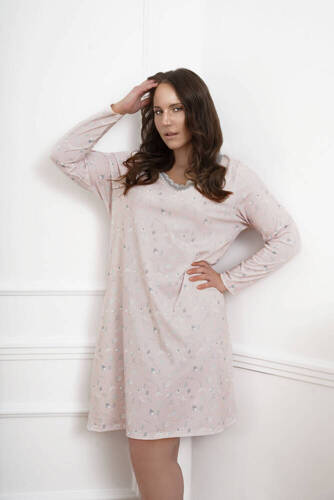 Koszula nocna damska Simona Italian Fashion - druk