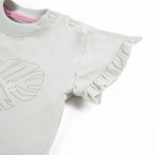 T-shirt dla dziewczynki Nature Ewa Klucze - zielony