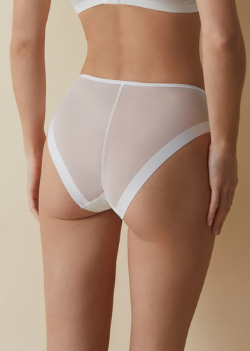 Figi Violeta Braga – modelujące, przewiewna siateczka, podwyższony stan Selene