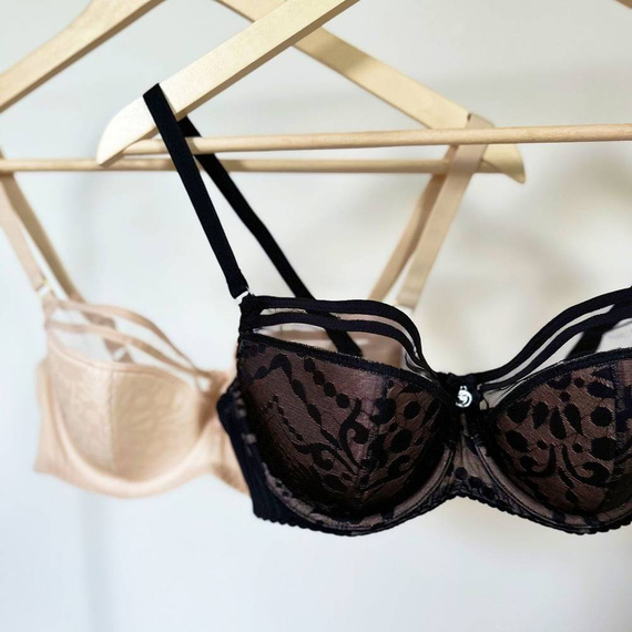 Biustonosz Półusztywniany BS 1191 Bice Gaia -czarny