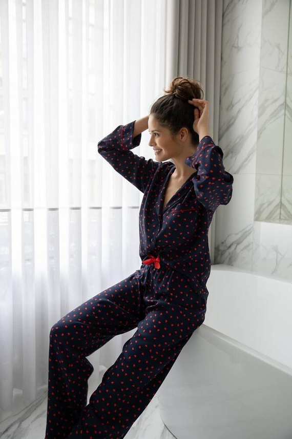 Piżama damska Sophia Sensis -granatowy