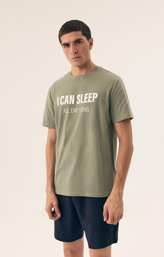 Piżama Męska 42614 Sleeper Henderson - zielony