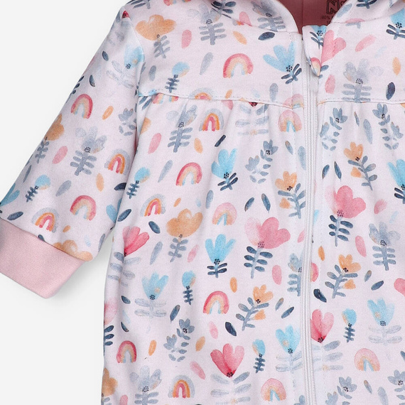 Pajac z kapturem kombinezon Tęczowy Ogród Nini