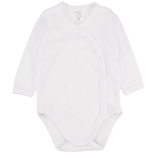 Komplet body z półśpiochem ażur warkocz Martex biały