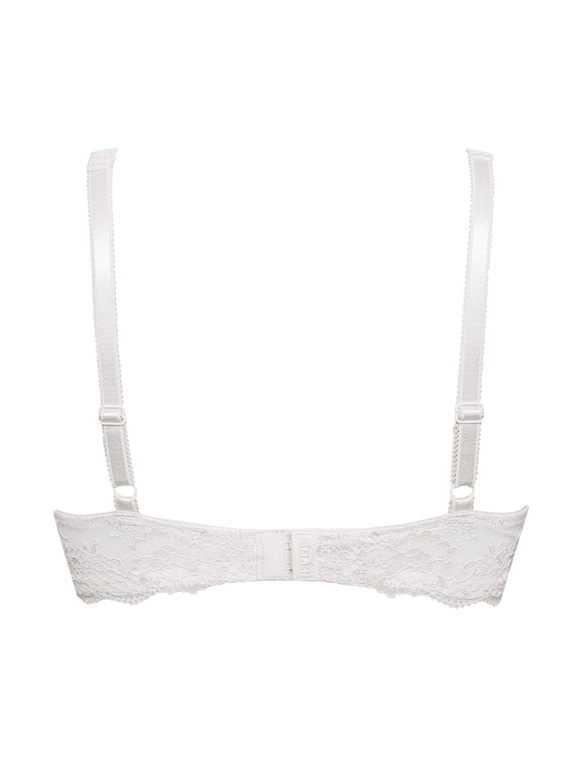 Biustonosz Wonderlace 2442 – koronka, regulowane ramiączka, fiszbiny Sielei biały
