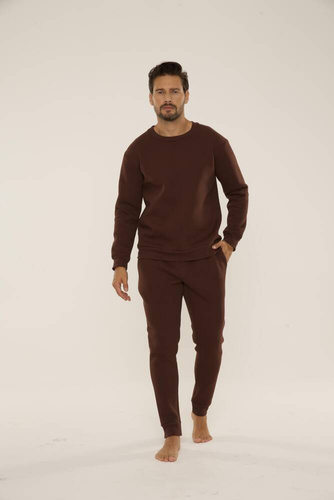 Bluza męska dresowa 813 Indigo Forex - czekolada