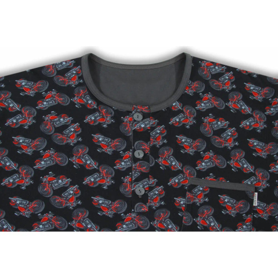 Koszula męska z szlafmycą 2024/03 Motor Sesto Senso