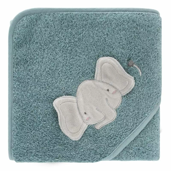 Niemowlęce okrycie kąpielowe Baby 59 Słonik Eurofirany niebieski