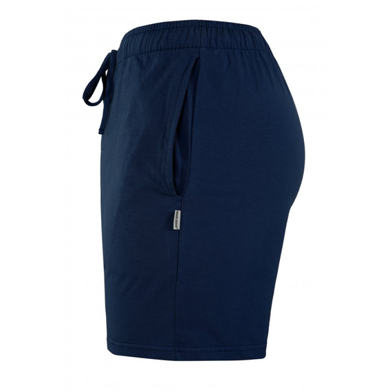 Spodnie piżamowe Milo 2 Sesto Senso gładkie granatowy