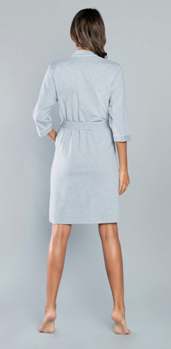 Montana Szlafrok Damski Italian Fashion- granatowy