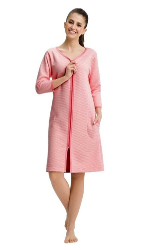 214 Szlafrok Damski Luna- niebieski