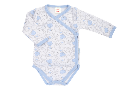 Body dzidziuś z długim rękawem "Blue Bears" Makoma 
