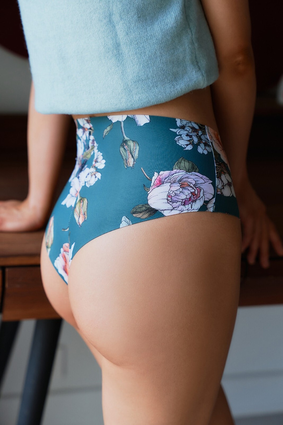 Figi damskie MaxiTea Rose Julimex - zielony
