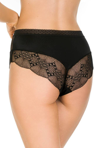 Figi damskie 01101 Black Pearl Mediolano czarny