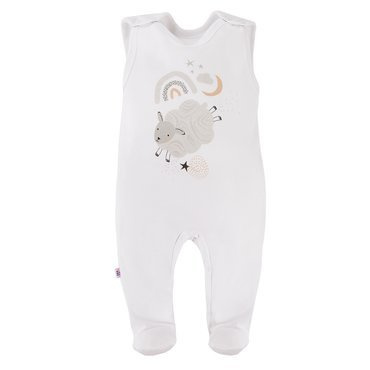 Śpiochy niemowlęce Mellow Ewa Klucze- biały