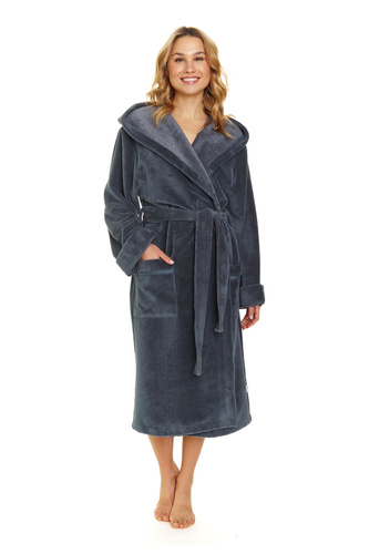 SWW.7135 Szlafrok damski Doctor Nap - grey