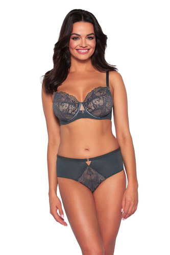 Figi Damskie brazyliany 1937 AVA - antracytowy