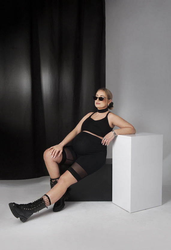 Legginsy ciążowe Rebeca Teyli czarny