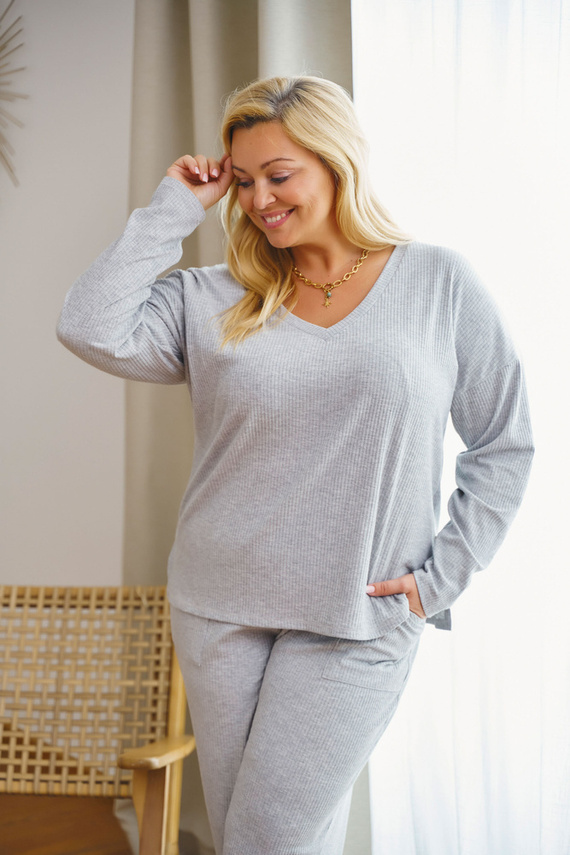 Piżama Damska 7164 Doctor Nap - grey