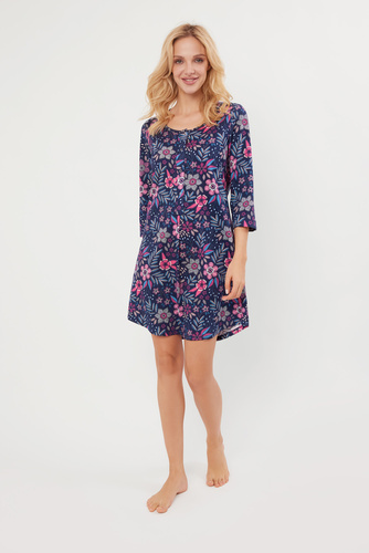 Koszula nocna z rękawem 3/4 Folk Italian Fashion - druk 