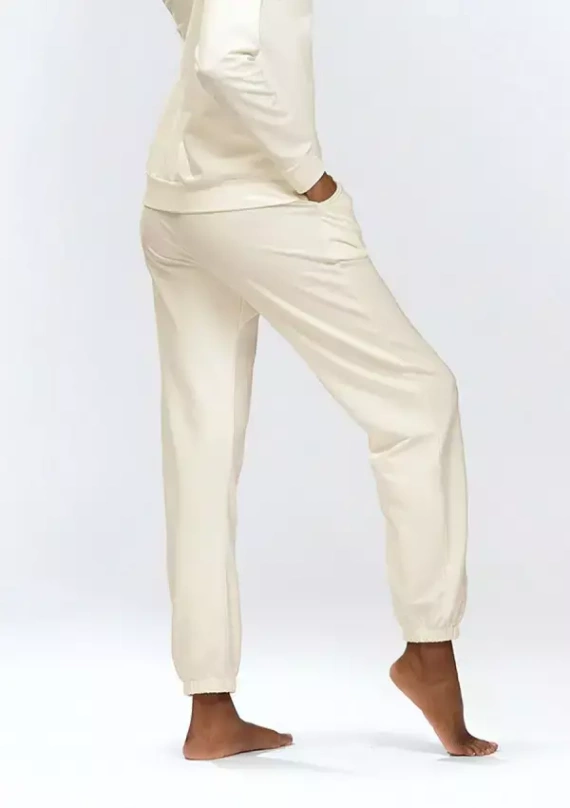 Spodnie dresowe Wenezja Dkaren ecru