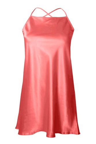 Halka satynowa koszulka damska Anna DKaren - Puder