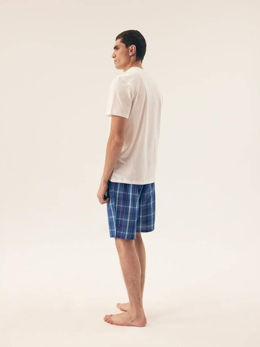 Piżama Męska 42616 Dock Henderson -biały