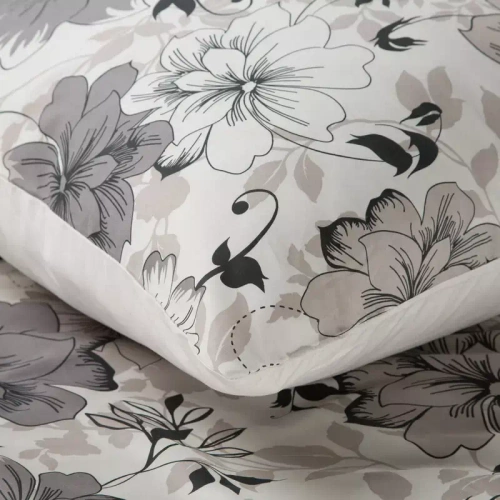 Pościel satynowa Spring 09 Kwiaty Eurofirany biały 