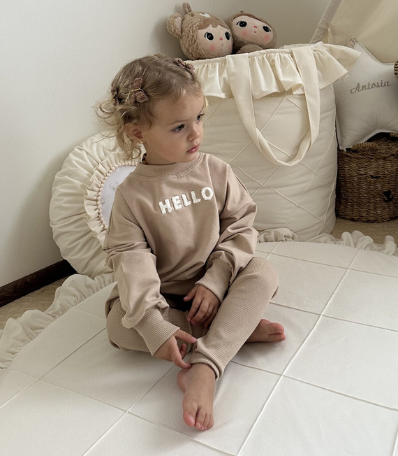 Bluza dresowa Hello Yosoy - karmelowy 