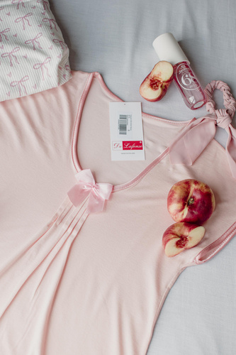 870 Visa Koszula nocna De Lafense - brzoskwinia