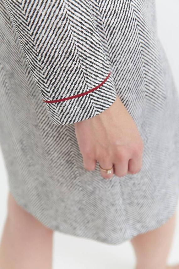 Koszula nocna 409 Cana -grafitowy