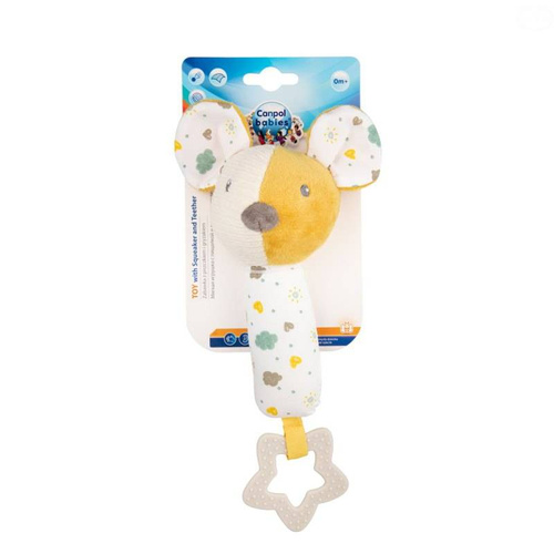 Pluszowa zabawka z gryzakiem CA77/205 Mouse Canpol Babies 