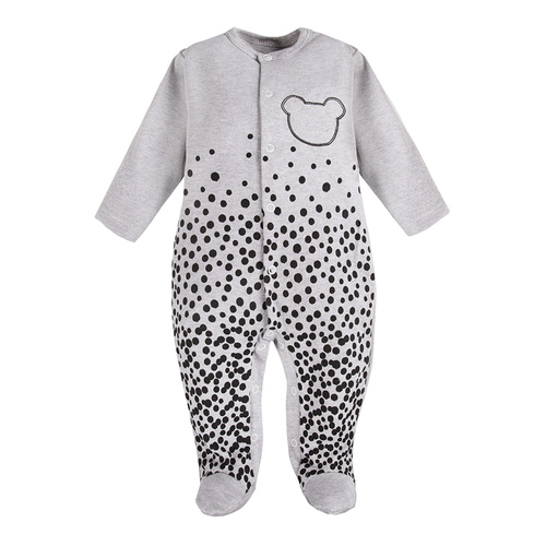 Pajac ze stópkami Magic Eevi - szary 