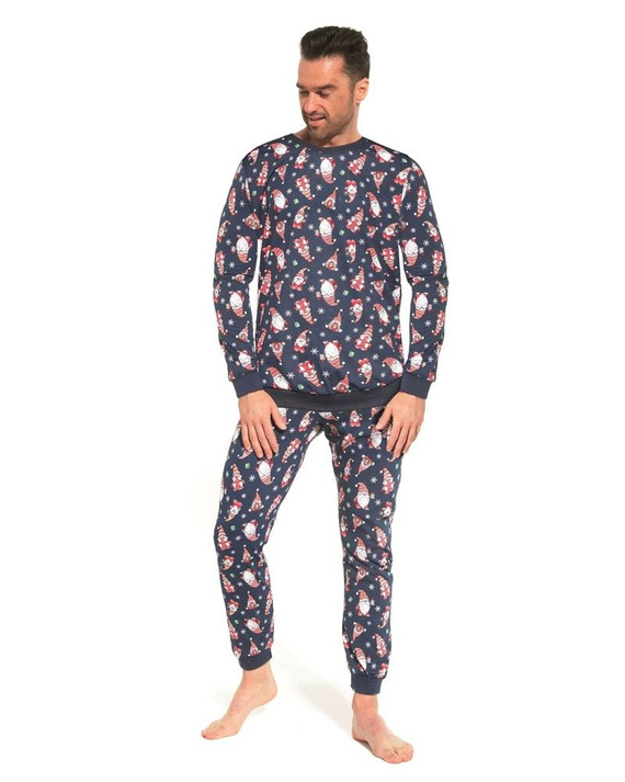 Piżama męska 195/226 Gnomes 3 Cornette - jeans