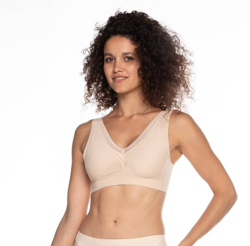 Biustonosz Top Laser Cut L-POL 5013 TP-06 Lama beżowy