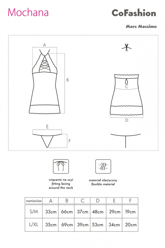 Komplet bielizny Mochana CF 90475 CoFashion Marc Massimo