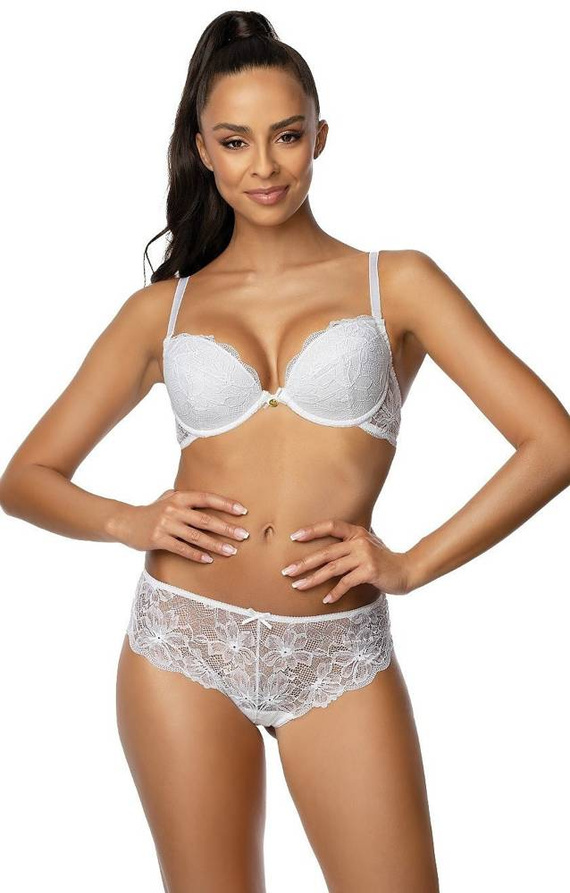 Biustonosz Push-up M-0196/1 Nell Mat biały