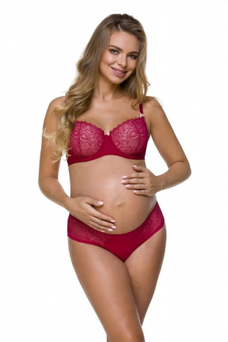 Usztywniany biustonosz do karmienia 3115 Lupoline- bordo