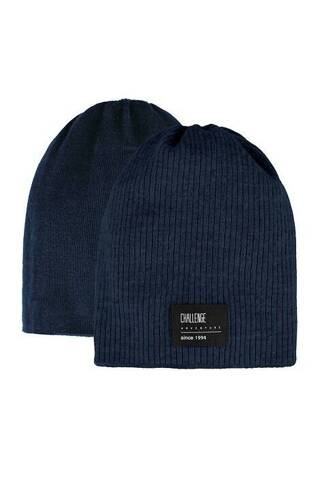 Czapka dziecięca 48-444 AJS granatowy melanż