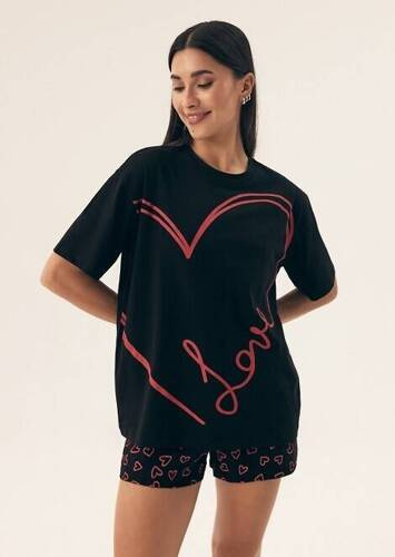 Piżama Damska 42655 Necesito Henderson - czarna