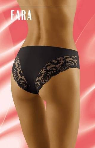 Figi damskie Fara Wol-Bar - czarny