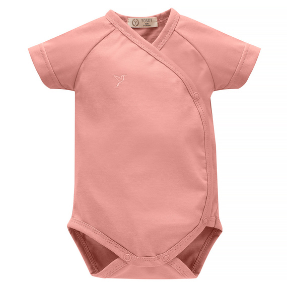 Body organic ROSE GOLD krótki rękaw Yosoy ciemny róż