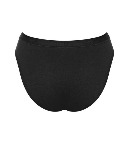 Figi Damskie Casual High leg Sloggi Go - black
