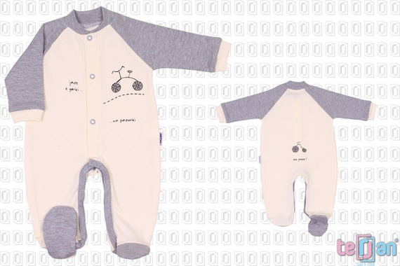 Pajac "BIKE" zielony