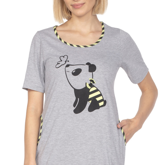 Koszula damska 125 Regina szary