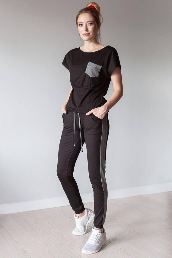 Komplet dresowy 504 MIRACLE- czarny