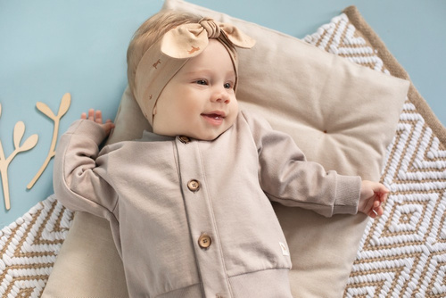 Opaska Wooden Pony Pinokio - brąz druk